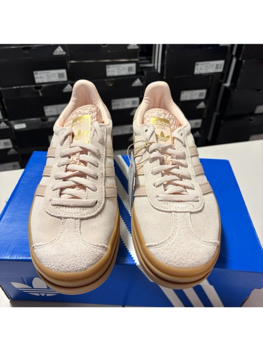 Size 7 - Adidas Gazelle Bold J Unisex - Jq1296 - Picture 3 of 7